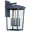 Crystorama Belmont 14'' Outdoor Sconce in Graphite - Additional View
