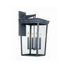 Crystorama-OPEN-BOX Belmont 4 Light Outdoor Sconce in Graphite - Front View