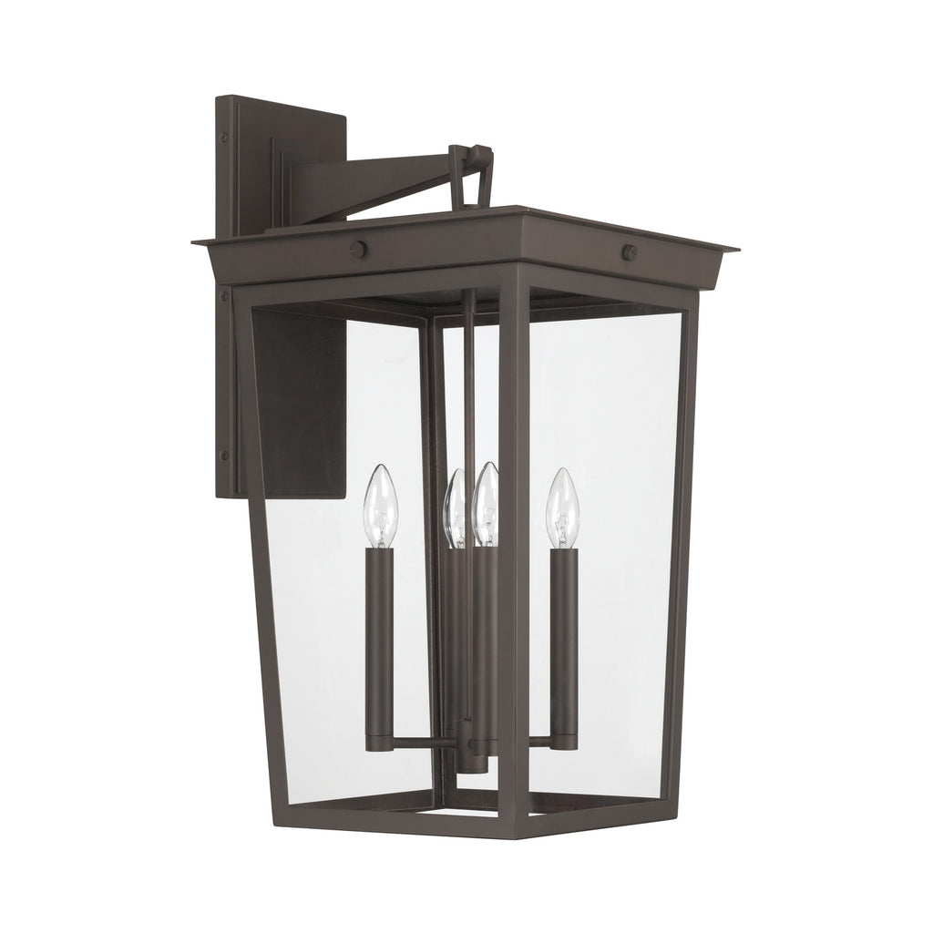 Crystorama Belmont 14'' Outdoor Sconce in Twilight Bronze - Additional View
