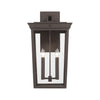 Crystorama Belmont 14'' Outdoor Sconce in Twilight Bronze - Additional View