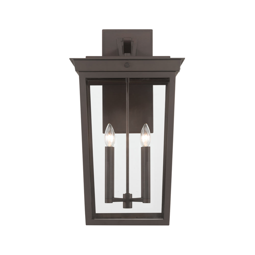 Crystorama Belmont 14'' Outdoor Sconce in Twilight Bronze - Additional View