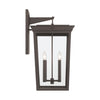 Crystorama Belmont 14'' Outdoor Sconce in Twilight Bronze - Additional View