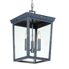 Crystorama Belmont 12'' Outdoor Pendant in Graphite - Additional View