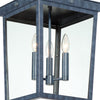 Crystorama Belmont 12'' Outdoor Pendant in Graphite - Additional View