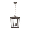 Crystorama Belmont 12'' Outdoor Pendant in Twilight Bronze - Additional View
