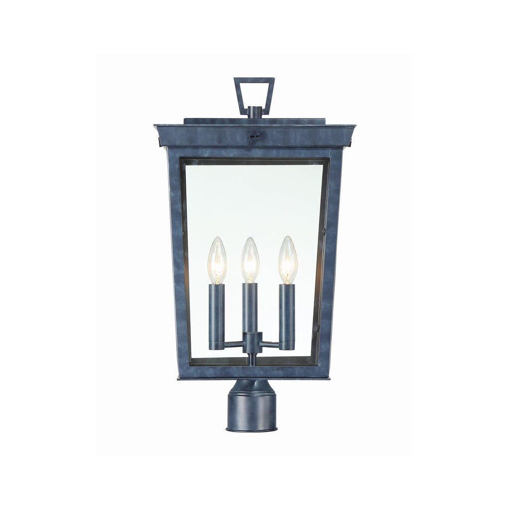 Crystorama Belmont 12'' Outdoor Post in Graphite - Additional View