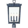 Crystorama Belmont 12'' Outdoor Post in Graphite - Additional View