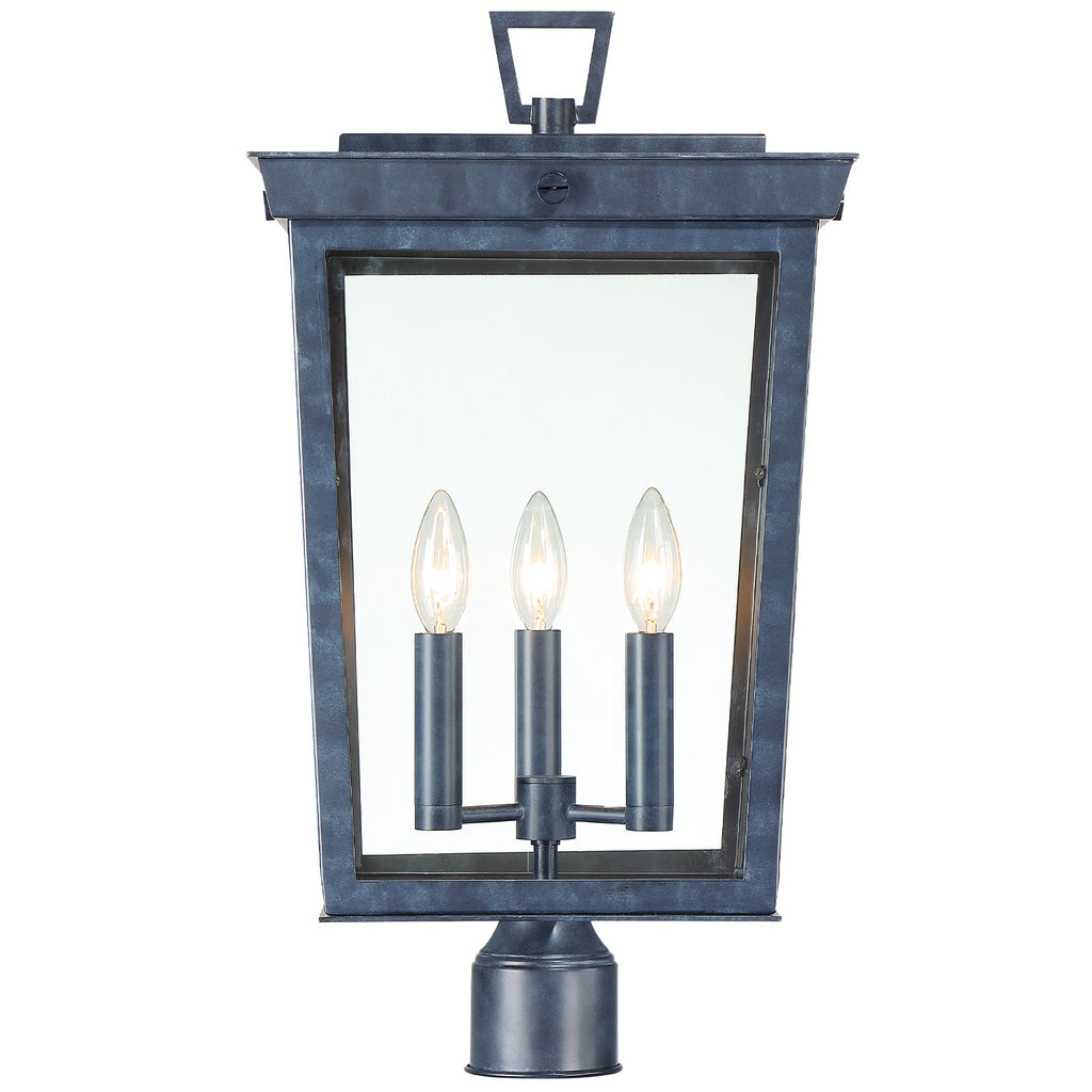 Crystorama Belmont 12'' Outdoor Post in Graphite - Additional View