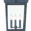 Crystorama Belmont 12'' Outdoor Post in Graphite - Additional View