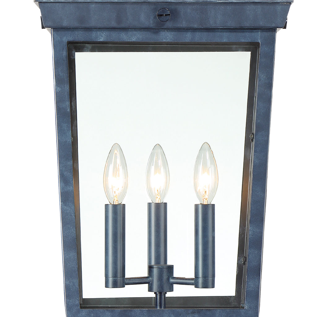 Crystorama Belmont 12'' Outdoor Post in Graphite - Additional View