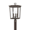 Crystorama Belmont 12'' Outdoor Post in Twilight Bronze - Additional View