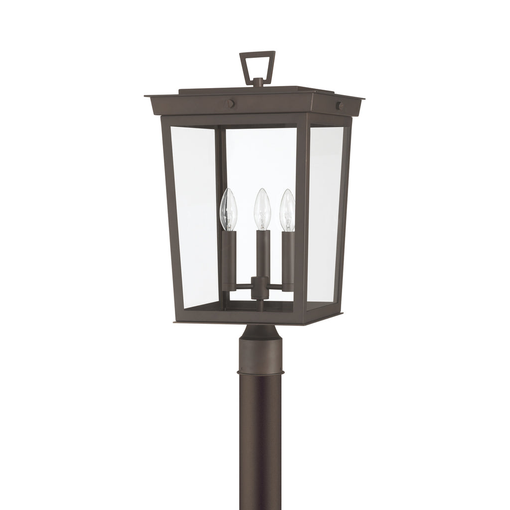 Crystorama Belmont 12'' Outdoor Post in Twilight Bronze - Additional View