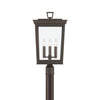 Crystorama Belmont 12'' Outdoor Post in Twilight Bronze - Additional View