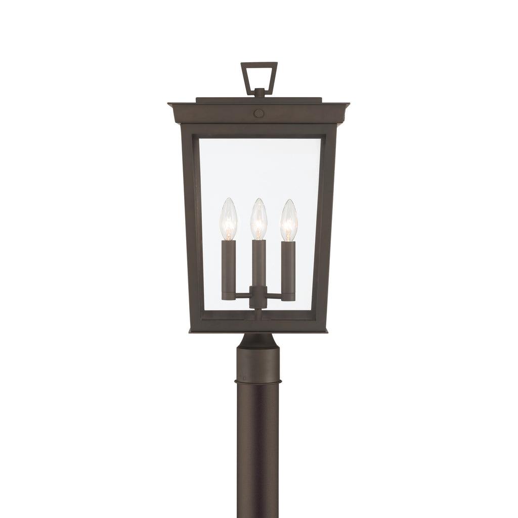 Crystorama Belmont 12'' Outdoor Post in Twilight Bronze - Additional View