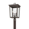 Crystorama Belmont 12'' Outdoor Post in Twilight Bronze - Additional View