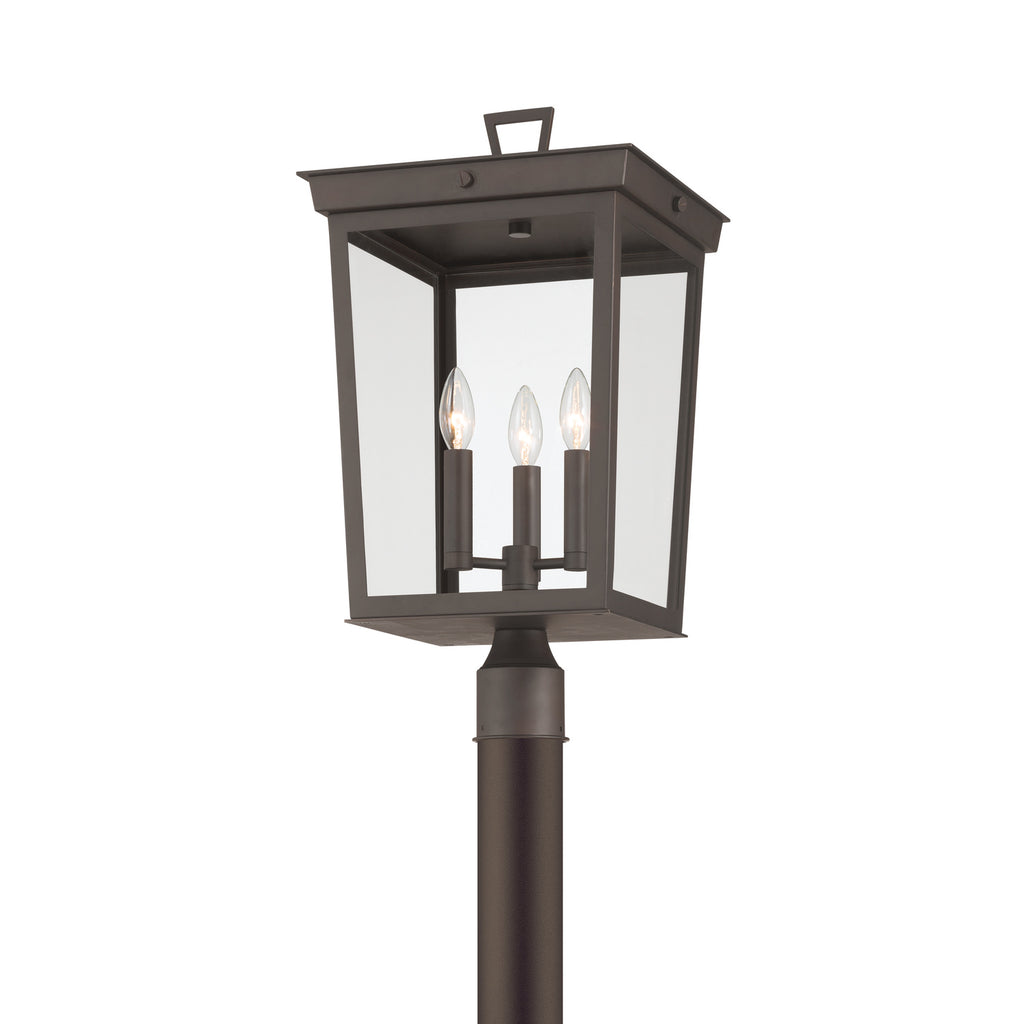 Crystorama Belmont 12'' Outdoor Post in Twilight Bronze - Additional View