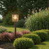 Crystorama Belmont 12'' Outdoor Post in Twilight Bronze - Lifestyle View