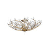 Crystorama Bridget 21.75" Semi Flush Mount in Soft Gold - Additional View