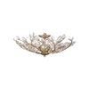 Crystorama Bridget 21.75" Semi Flush Mount in Soft Gold - Additional View