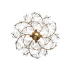 Crystorama Bridget 21.75" Semi Flush Mount in Soft Gold - Additional View