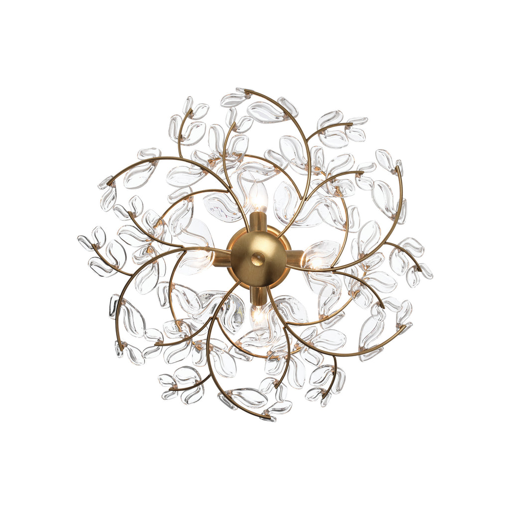 Crystorama Bridget 21.75" Semi Flush Mount in Soft Gold - Additional View