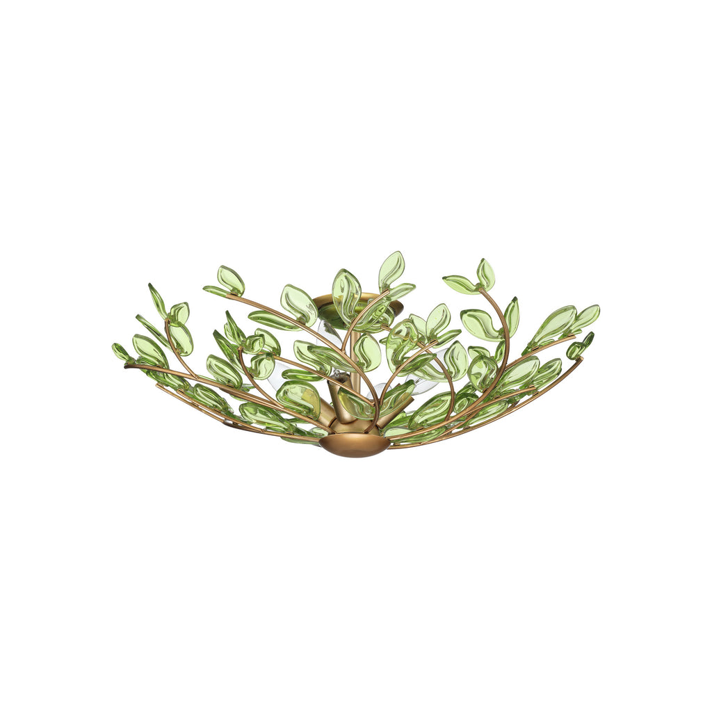 Crystorama Bridget 21.75" Semi Flush Mount in Soft Gold - Additional View