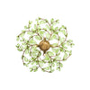 Crystorama Bridget 21.75" Semi Flush Mount in Soft Gold - Additional View