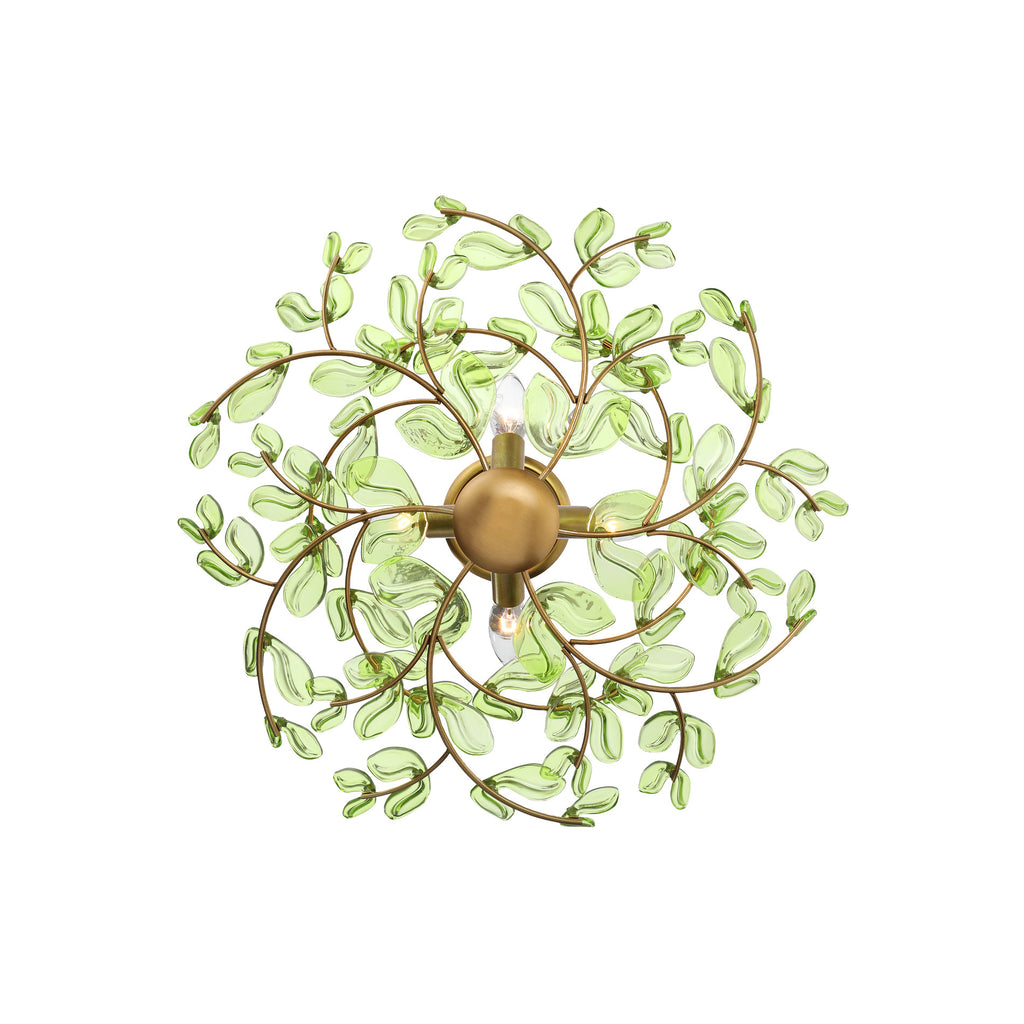 Crystorama Bridget 21.75" Semi Flush Mount in Soft Gold - Additional View