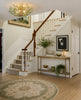 Crystorama Bridget 21.75" Semi Flush Mount in Soft Gold - Lifestyle View