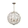 Crystorama Bridget 16.5" Chandelier in Soft Gold - Additional View
