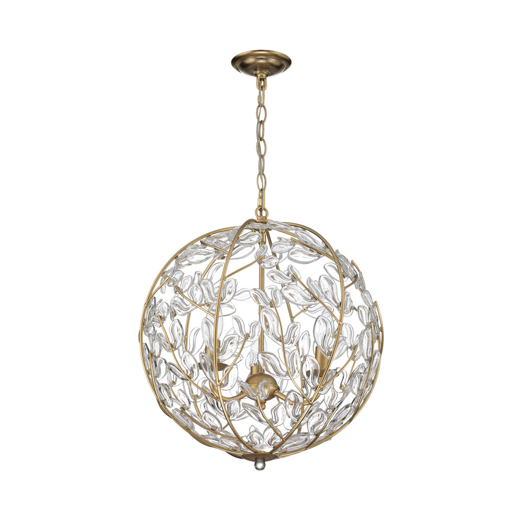 Crystorama Bridget 16.5" Chandelier in Soft Gold - Additional View