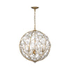 Crystorama Bridget 16.5" Chandelier in Soft Gold - Additional View