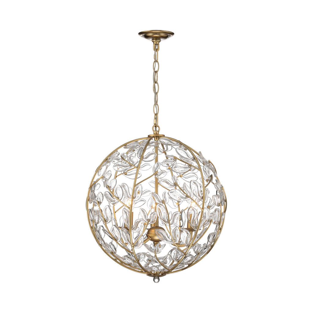 Crystorama Bridget 16.5" Chandelier in Soft Gold - Additional View