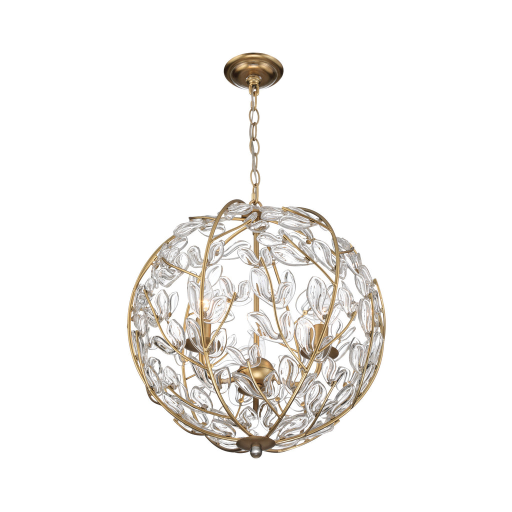 Crystorama Bridget 16.5" Chandelier in Soft Gold - Additional View