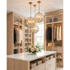 Crystorama Bridget 16.5" Chandelier in Soft Gold - Lifestyle View