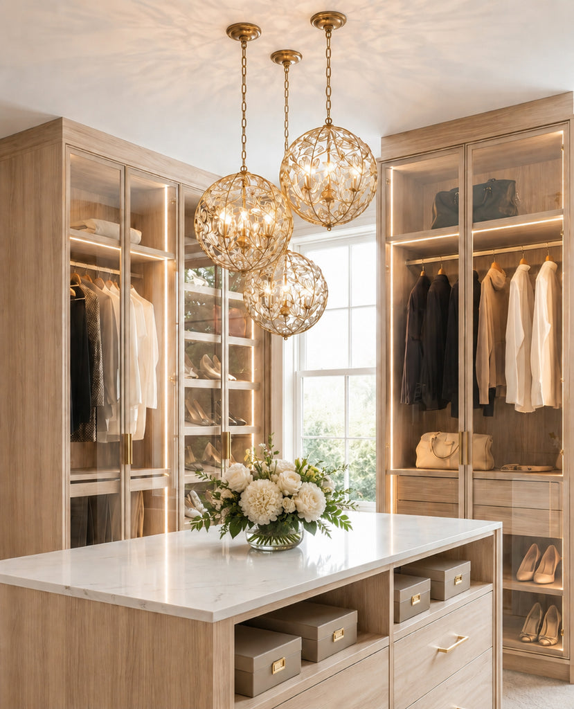 Crystorama Bridget 16.5" Chandelier in Soft Gold - Lifestyle View
