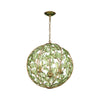 Crystorama Bridget 16.5" Chandelier in Soft Gold - Front View