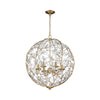 Crystorama Bridget 21" Chandelier in Soft Gold - Additional View