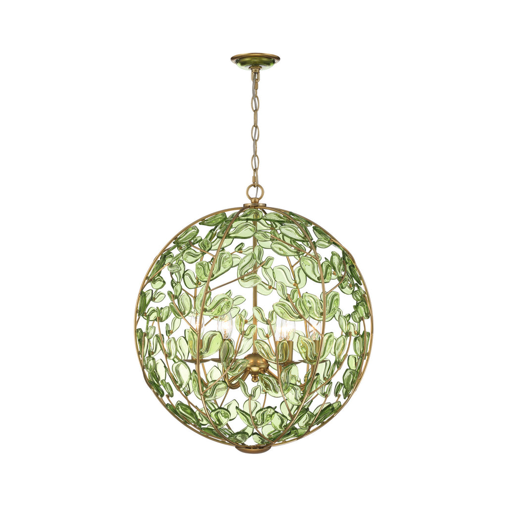 Crystorama Bridget 21" Chandelier in Soft Gold - Additional View