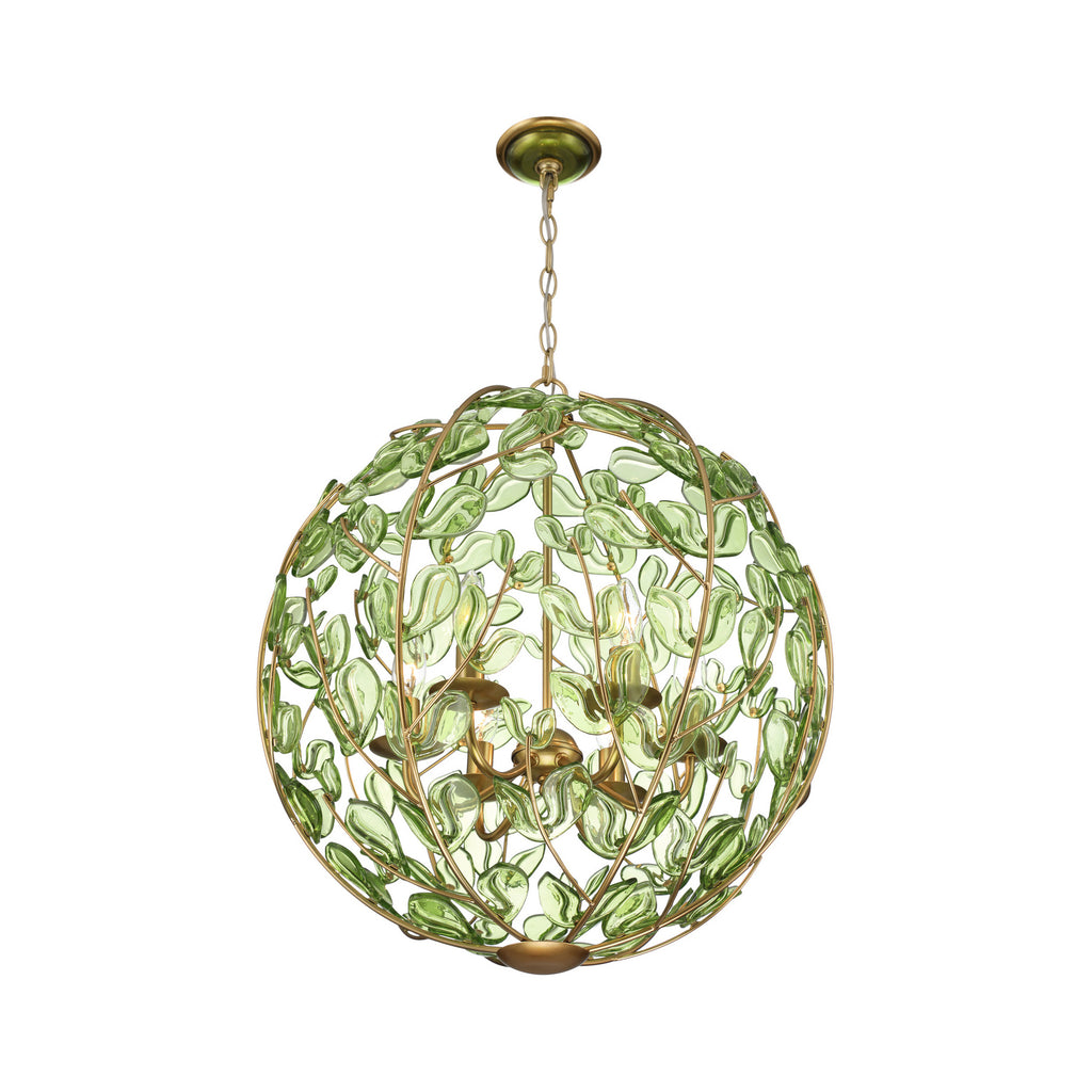 Crystorama Bridget 21" Chandelier in Soft Gold - Additional View