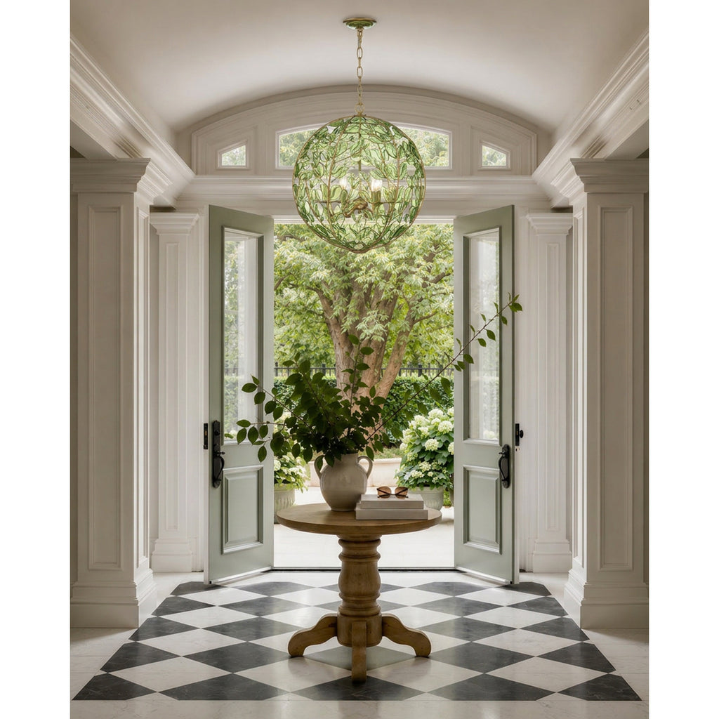Crystorama Bridget 21" Chandelier in Soft Gold - Lifestyle View