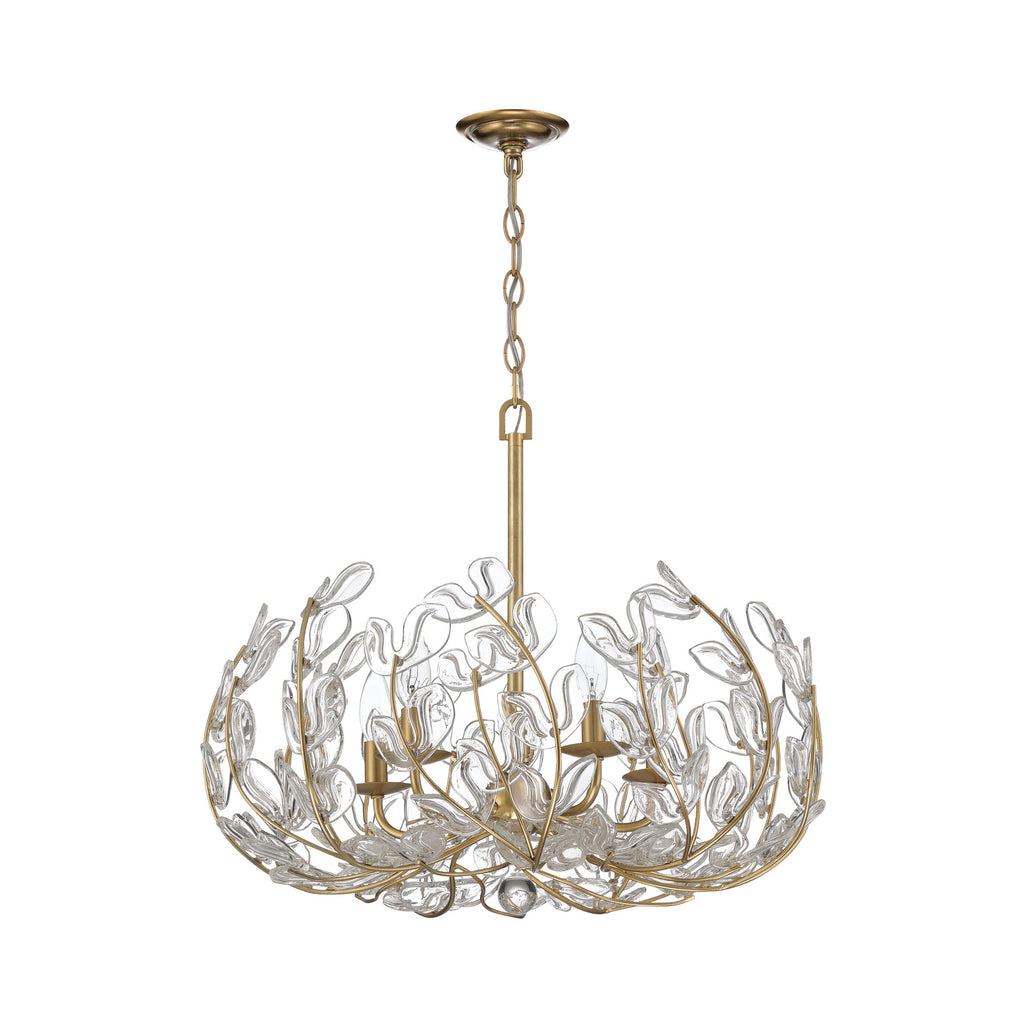 Crystorama Bridget 23.5" Chandelier in Soft Gold - Additional View