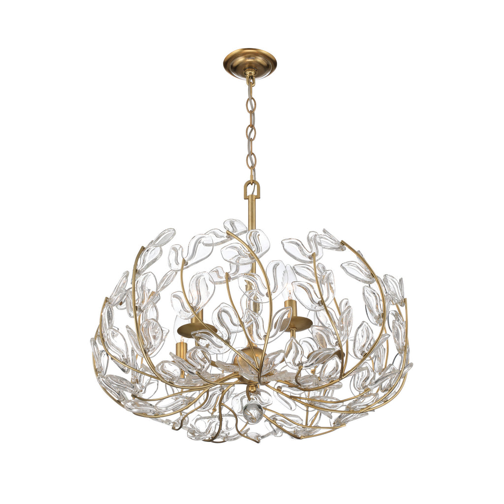 Crystorama Bridget 23.5" Chandelier in Soft Gold - Additional View