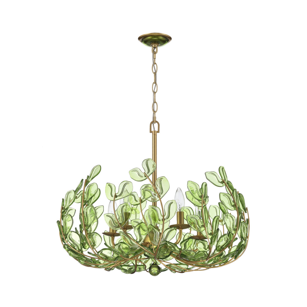 Crystorama Bridget 23.5" Chandelier in Soft Gold - Additional View