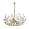 Crystorama Bridget 28.5" Chandelier in Soft Gold - Additional View