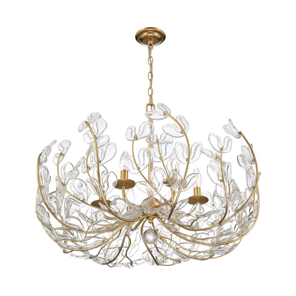 Crystorama Bridget 28.5" Chandelier in Soft Gold - Additional View