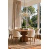 Crystorama Bridget 28.5" Chandelier in Soft Gold - Lifestyle View