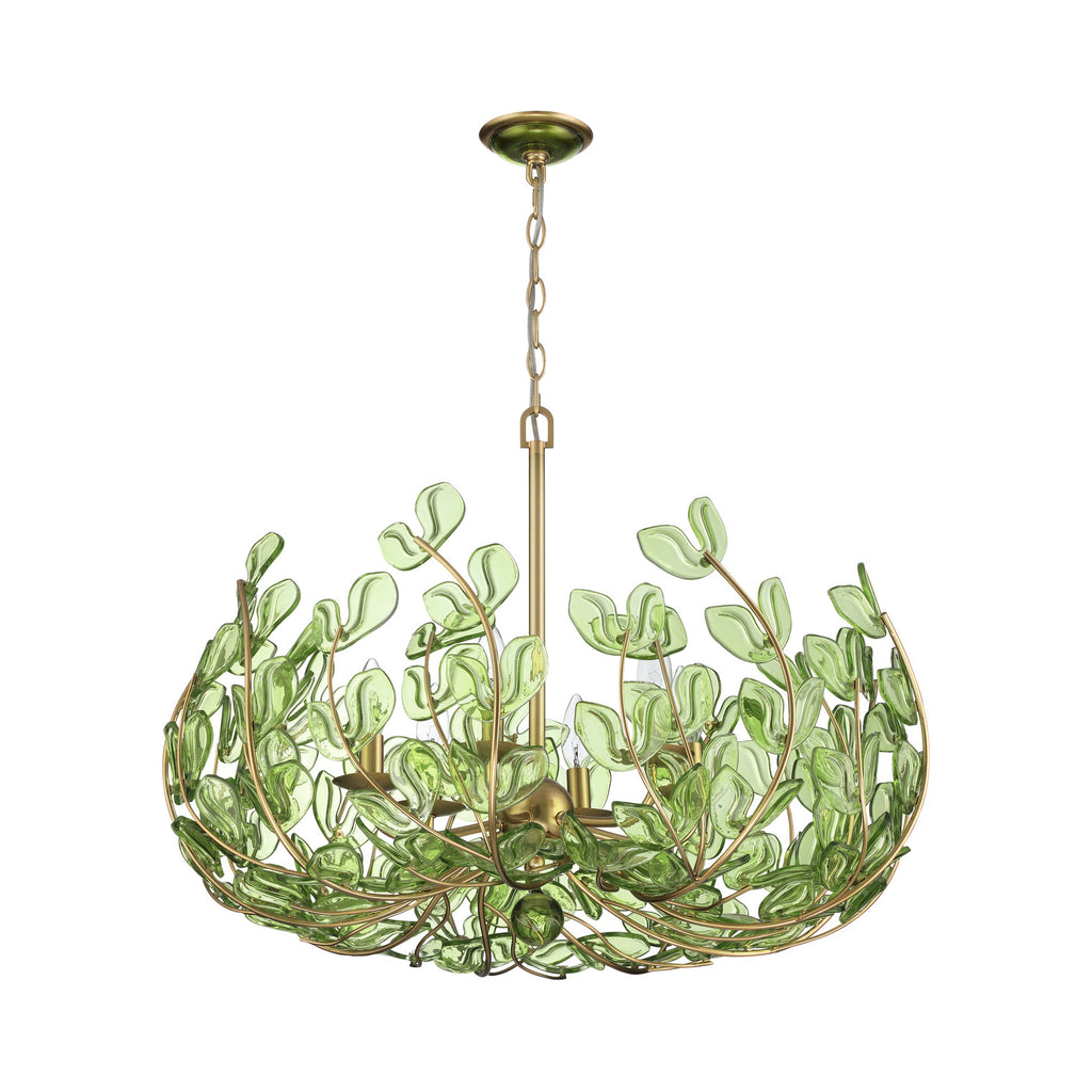 Crystorama Bridget 28.5" Chandelier in Soft Gold - Additional View
