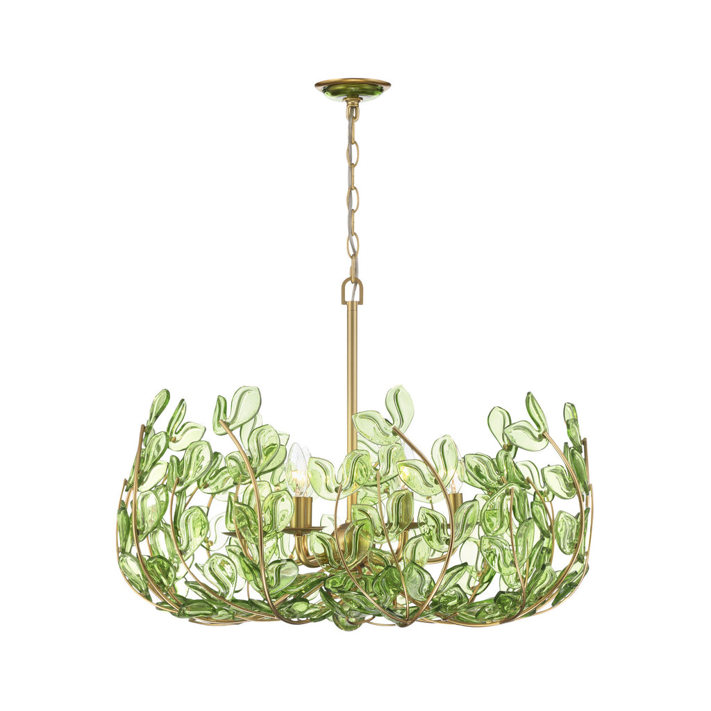 Crystorama Bridget 28.5" Chandelier in Soft Gold - Additional View