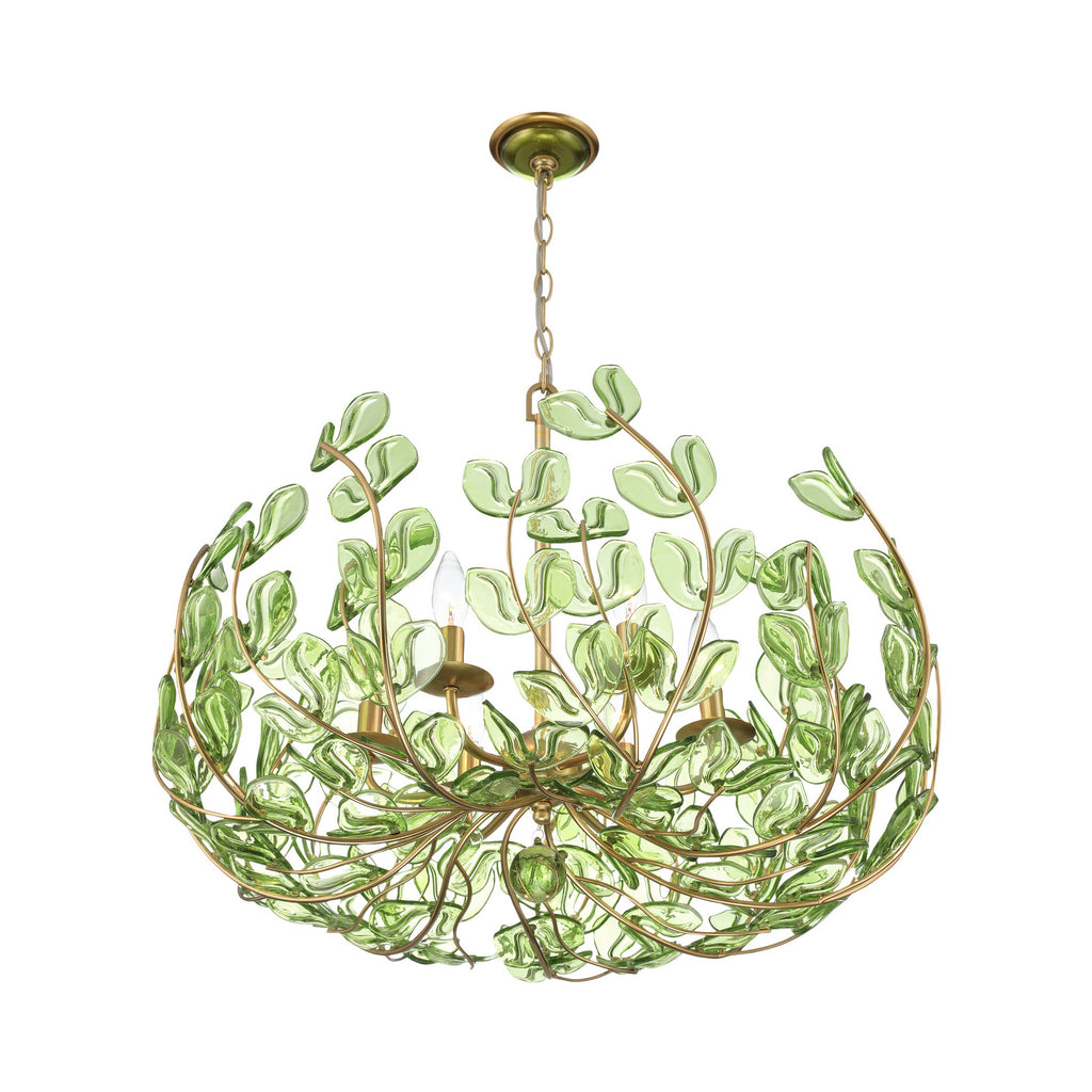 Crystorama Bridget 28.5" Chandelier in Soft Gold - Additional View
